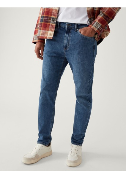 Tapered Fit Jean Pantolon