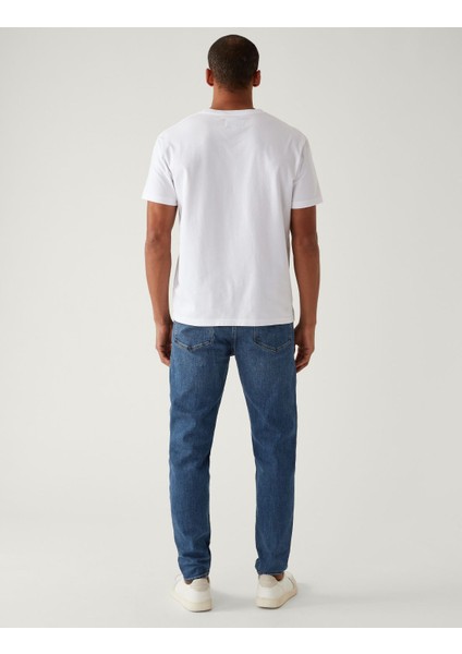 Tapered Fit Jean Pantolon