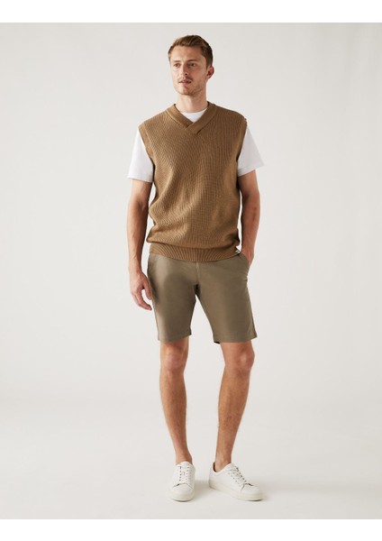 Regular Fit Chino Şort