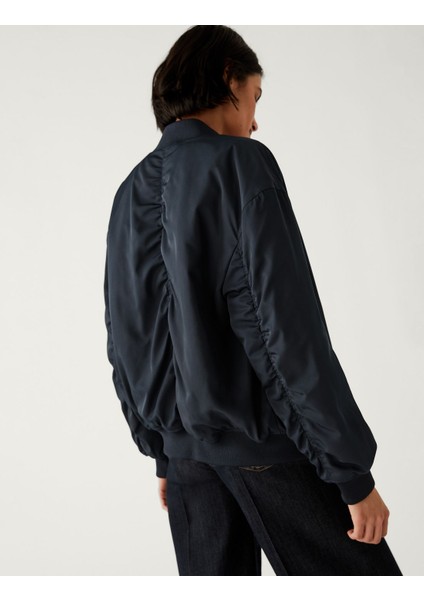 Relaxed Fit Bomber Ceket