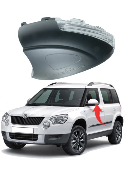 Skoda Yeti Ayna Sinyali Sol 2009 Sonrası 5L0949101B