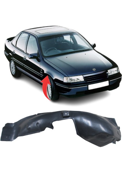 Opel Vectra A Ön Sağ Çamurluk Davlumbazı 1988- 90487257