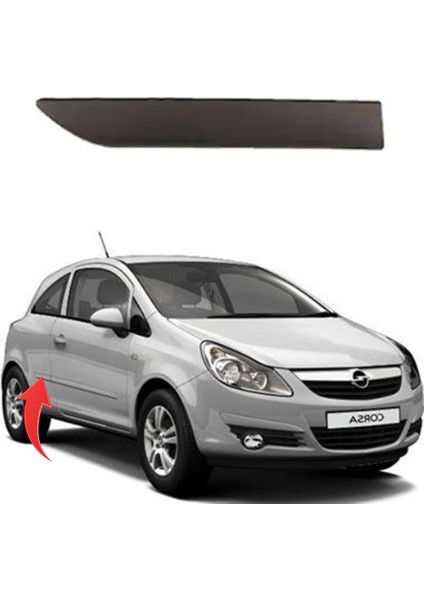 Kapı Cıtası Arka Sag 3 Kapı Astarlı Opel Corsa D 07