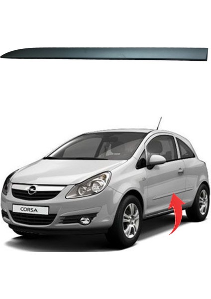 Kapı Cıtası On Sol 3 Kapı Astarlı Opel Corsa D 07