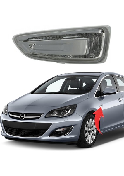 Camurluk Sınyalı Sol Opel Astra J 09