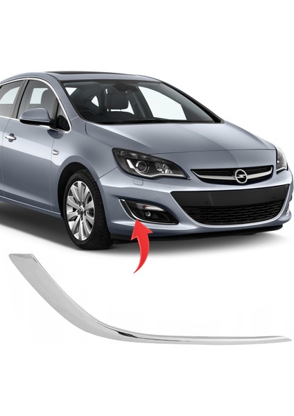 Tampon Izgarası Sag Nıkelajlı Opel Astra J 09