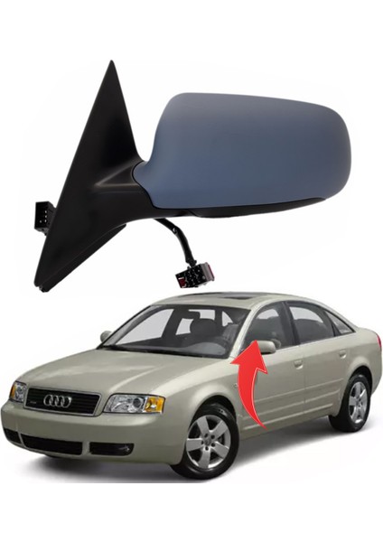 Ayna Komple Sol Elek+Isı+Genıs Acı Hafızalı Audı A6 01-05