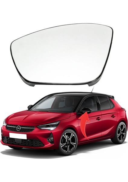 Ayna Camı Sol Isıtmalı Opel Corsa F 19 PEUGEOT208 19 Cıtroen Ds3 Crossback 19