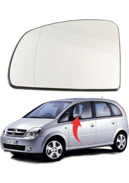 Ayna Camı Sol Elektrıklı Opel Merıva 03