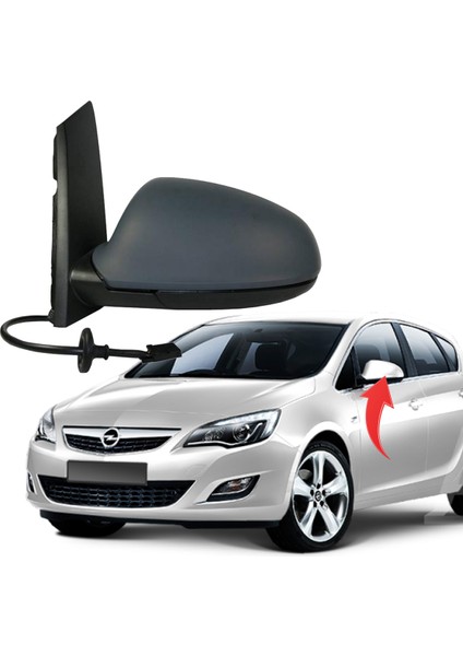 Ayna Sol Elektrıklı Isıtmalı Katlanır 7 Pın Opel Astra J 09-15