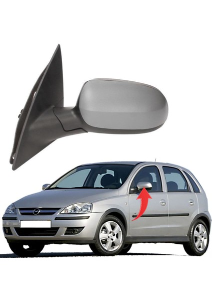 Ayna Sol Elektrıklı Opel Corsa C 00