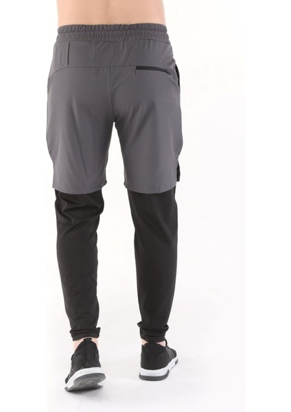 Erkek Running Compression Hızlı Kuruma Micropoly Halısaha Antrenman Gym Fitness Koşu Uzun Taytlı Şort fırsatları