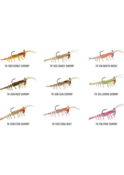 Teke Shrimp Silikon Karides - 510 Chinu Bait