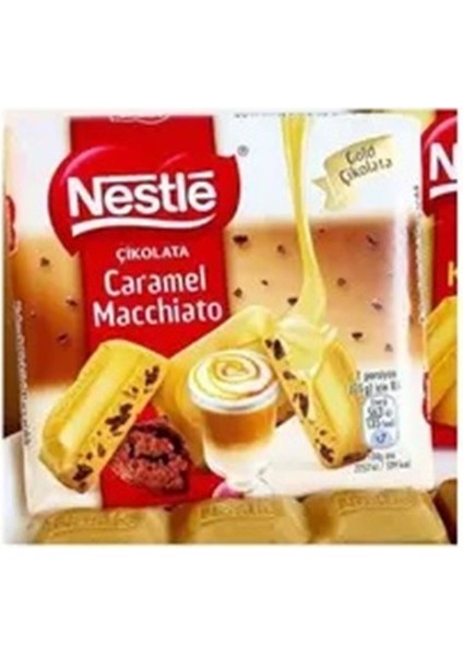 Çikolata Kare Karamel Macchiato 60 gr