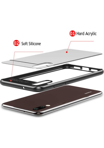 Huawei P20 Lite Kılıf Buttom Kapak
