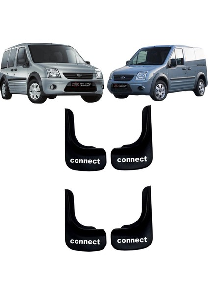 Ford Connect 2002 - 2013 Uyumlu 4'ü Ön - Arka Paçalık Tozluk Çamurluk fiyatları