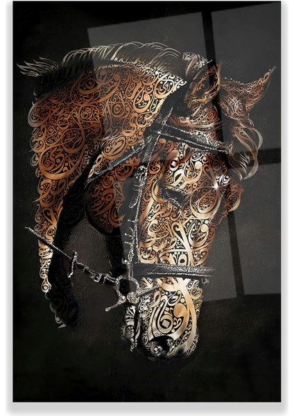 Özel At Cam Tablo modelleri