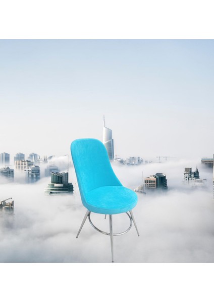 Sandalye ST GONCA Model Dökme Sünger Metal Nikelaj 1ad Babyface kumaş El Yapım indirimleri