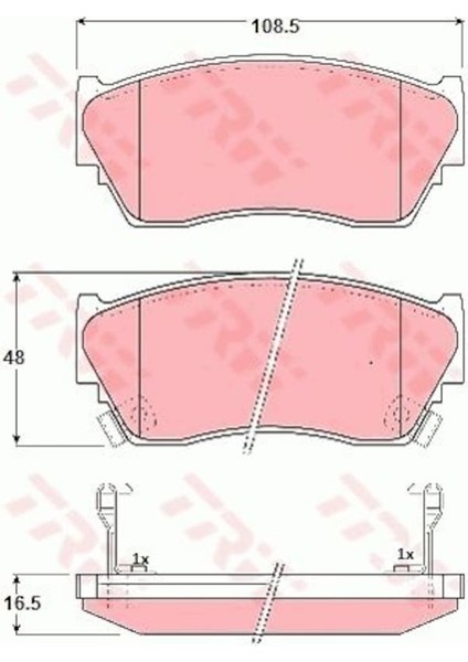 Nissan Sunny 1990-1996 Arasi Ön Balata