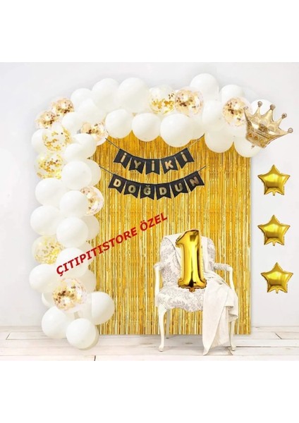 Kral Taçlı Doğum Günü Seti En Yeni En Şık Haliyle