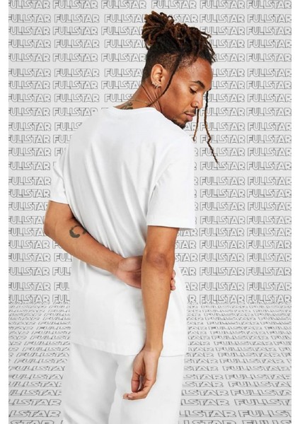 Sportswear Cotton Unisex Short Sleeve Tee Unisex Beyaz Tişört