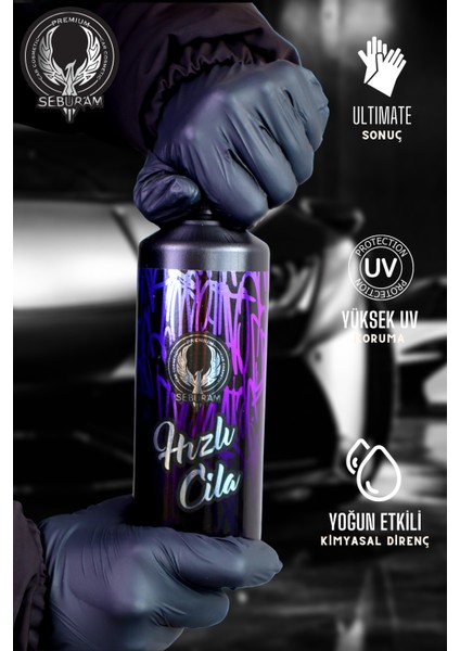 Seburam Quick Polish, Hızlı Cila Yoğun Etkili Oto Hızlı Cilası Harika Parlaklık Üstün Koruma 500 ml modelleri