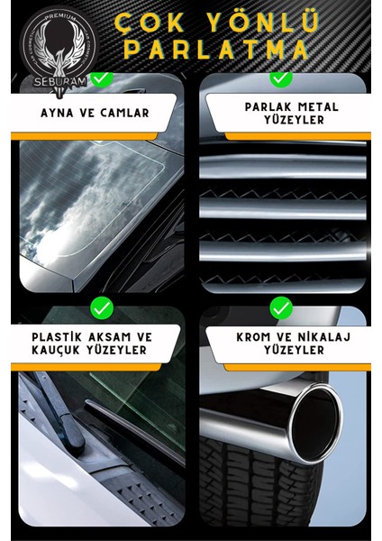 Seburam Quick Polish, Hızlı Cila Yoğun Etkili Oto Hızlı Cilası Harika Parlaklık Üstün Koruma 500 ml fırsatları