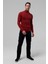 Slim Fit Kiremit Rib Örgü Kazak 9EC060631764M 4