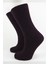 Black Arden Socks Tek Çift Bordo Kışlık Bayan Peluş Havlu Çorap 1