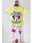 Kız Çocuk Minnie Mouse Baskılı T-Shirt Tayt Takım 2