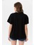 Kadın Bisiklet Yaka Oversize T-Shirt 5