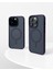 MTK Moveteck Apple iphone 14 Pro Kılıf Mat Magsafe Wireless Şarj Destekli Hassas Butonlu Soft Mat Kenarlı Buzlu Çerçeveli Darbe Korumalı Mor Kapak 1