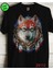 Erkek Kurt Baskılı T-shirt 1