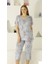 Mavi Battal Bermuda Bayan Pijama Takımı 2704BB10 1