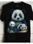 Erkek Panda Baskılı T-Shirt 1