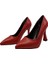9532 Kırmızı Stiletto Bayan Ayakkabı 4