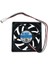 8 cm 12 Volt Fan 12 Volt 8 cm 3 Pinli 20 cm Kablo Uzunluğu 80X80X25MM Fan 1