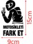 Motosikleti Fark Et Oto Araba Cam Motosiklet Sticker Siyah 15 x 9 cm 2