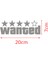 20 x 7 cm Wanted Oto Sticker Araba Cam Sticker 2