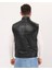 Deri Şişme Yelek Siyah Renk 3