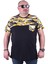 Büyük Beden Cepli Camouflage Erkek Tişört 23145 Hardal 1
