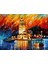 Leonid Afremov Kız Kulesi Pixart Sanat Elmas Mozaik Tablo Diamond Türkiye 60 x 45 cm 1