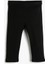 Pamuklu Tayt Basic Capri BoyFitilli Beli Lastikli 1
