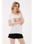 23Y0448K1 Kadın T-Shirt Beyaz 5