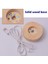Işıklı Ahşap Kaideli 2'lü Cam Küre 8cm*6cm 3