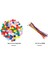 Pom Pom 10MM 100’LÜ 4 Paket 25’li Şönil 2 Paket 1