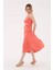 23Y0321K1 Fashion Friends Kadın Elbise Coral 4