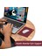 Bordo Mouse Pad 22x18 Cm Small - Küçük Boy Ofis Tipi Mousepad Klavye Fare Altlığı MP02 5