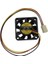 5 cm 12 Volt Fan 12 Volt 5 cm 3 Pinli 20 cm Kablo Uzunluğu 50X50X10MM Fan 1