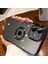 iPhone 11 Kılıf Kamera Lens Korumalı Şeffaf Renkli Logo Gösteren Parlak Omega Kapak Siyah 2